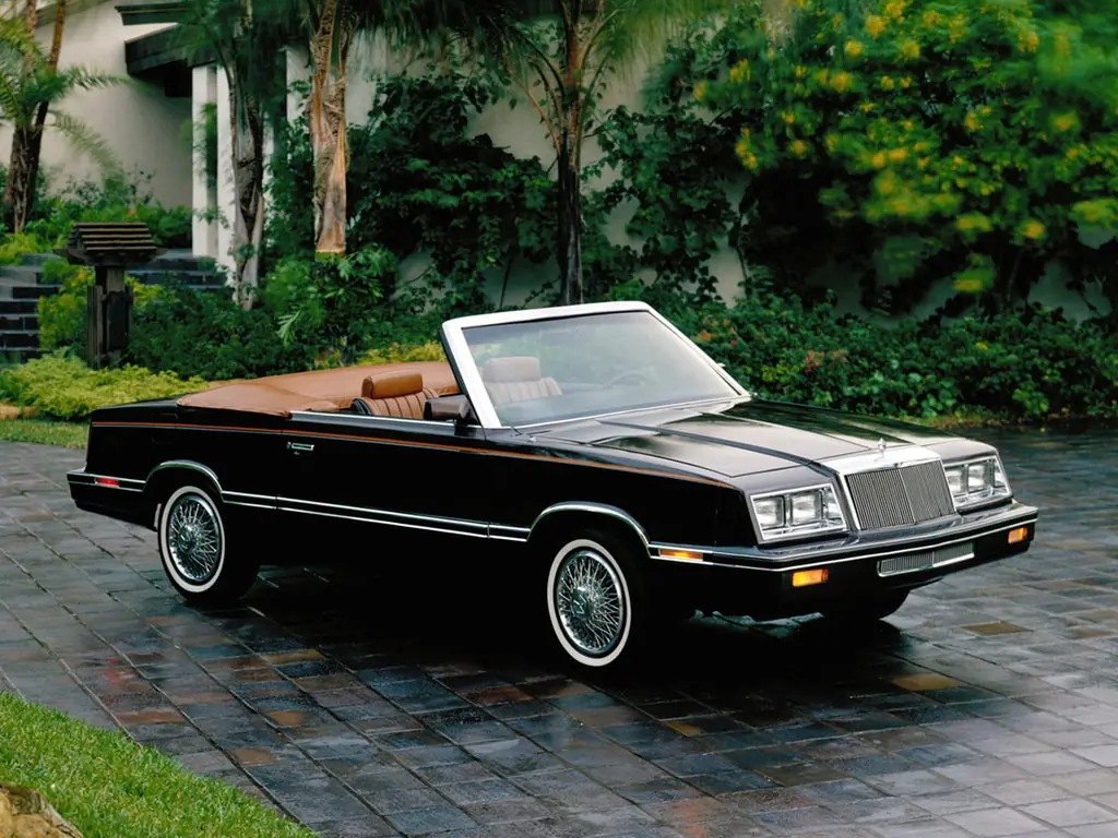 Chrysler Le Baron 2 поколение, открытый кузов (01.1982 - 01.1988)